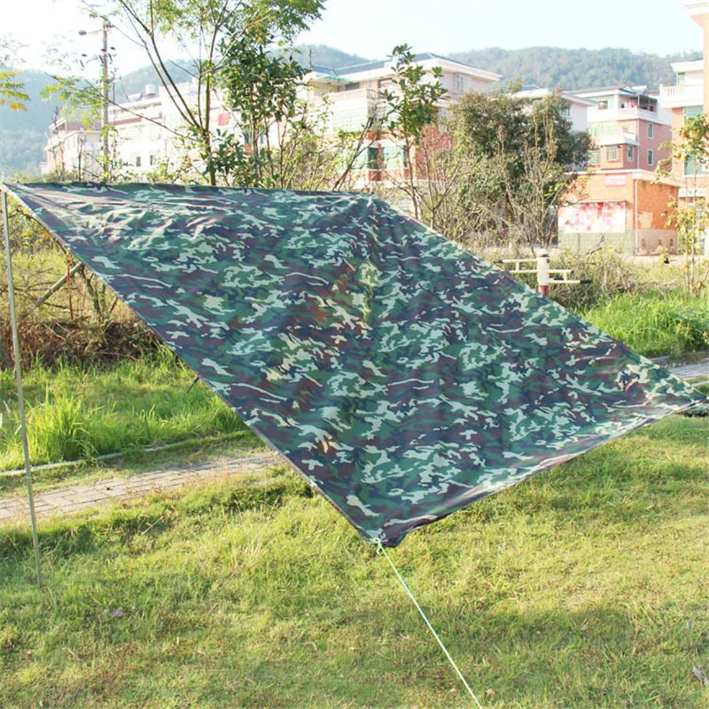 Many Size Ultralight Hunting Camouflage Shelter Waterproof Tarp Awning Tent Sunshade Net Also Use for Camping Mat sunshade net camouflage netting waterproof tarpaulin ultralight tarp