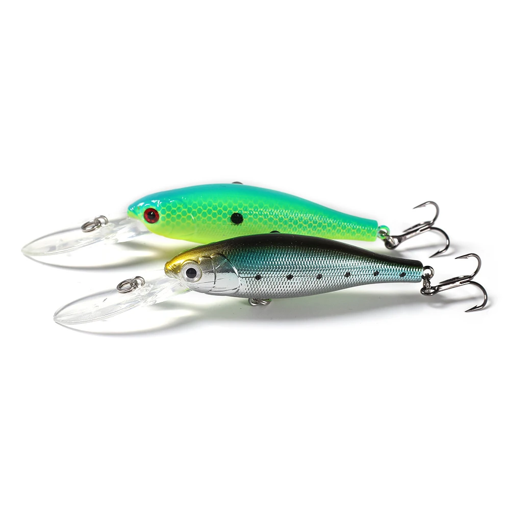 Deep Diver Minnow Shad 60 мм 7 г плавающая глубина 2,0 м Рыбная приманка вобблер для бас щуки