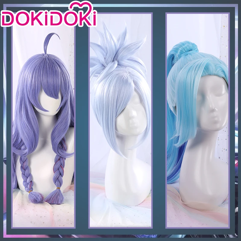 PRE SALE DokiDoki игры League of Legends родственных/women/Ривен Косплэй парик Дух цветок LOL