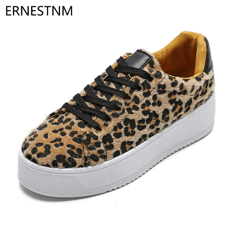 

ERNESTNM Flat Shoes Women Sexy Leopard 2020 Spring Sapato Feminino Casual Loafers Flats Ballet Comfortable Ladies Zapatos Mujer