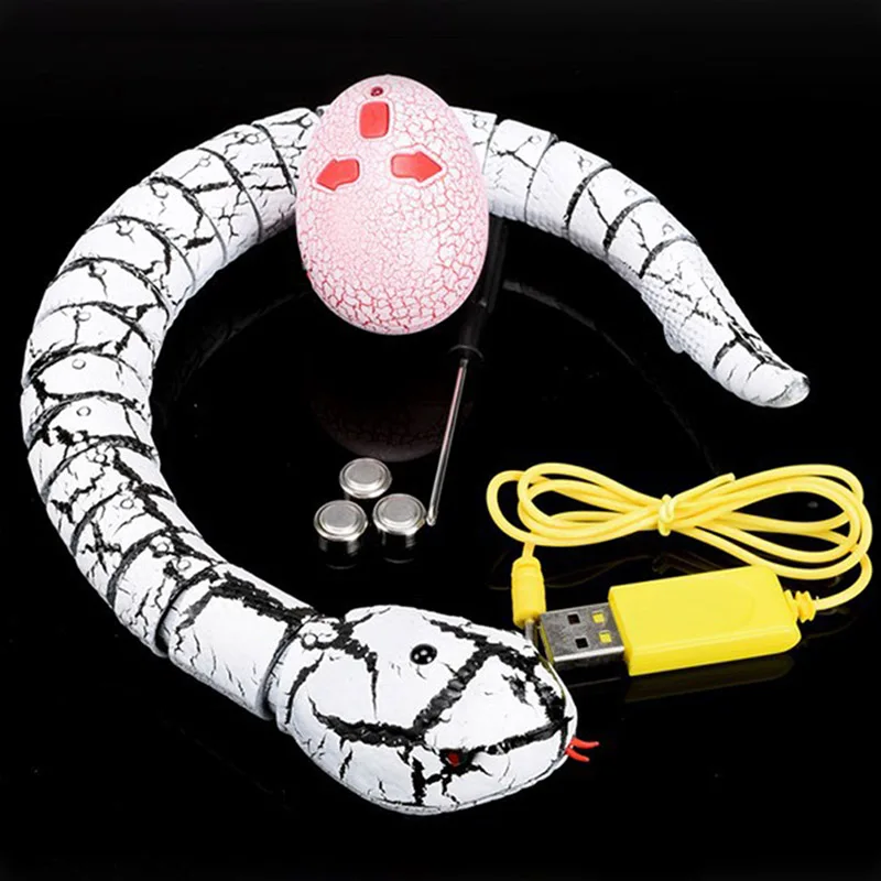 RC Змея с дистанционным управлением игрушки USB животные трюк ужасающий Моделирование игрушки для детей забавная новинка подарок новинка Лидер продаж