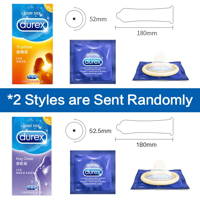 Durex презервативы УФ фильтр 52 мм с 4 типов натуральный латекс дополнительные