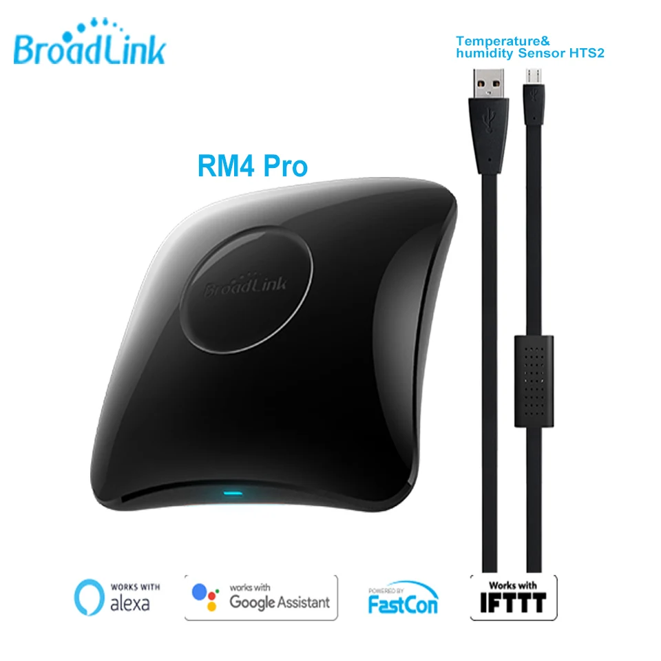 Универсальный пульт дистанционного управления Broadlink RM4 Pro переключатель Wi Fi/IR/RF HTS2