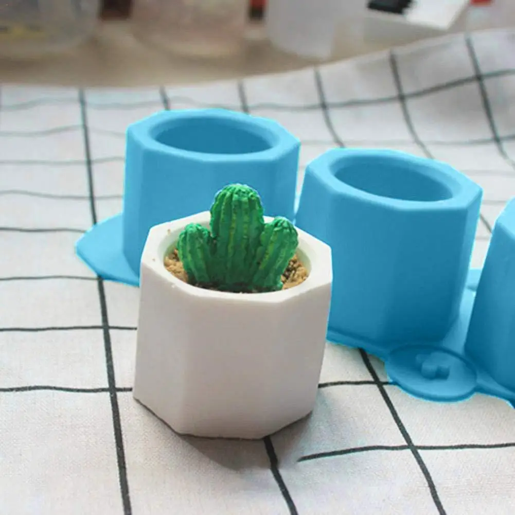 3 в 1 DIY цветочный горшок силиконовая форма для цемента изготовление формы ручная