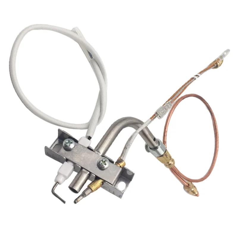Gas Heating Furnace Long Open Fire Component Heater Pilot Burner Assembly Parts Thermocouple Safety device Ignition Component