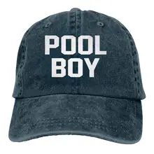 Бассейн бейсбольная кепка для мальчика папа шляпа Регулируемая Кепка неструктурная Шапка Кепка с козырьком