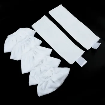 

2 pcs Floor Cloth + 2 Brush head Cover for KARCHER EASYFIX SC1 SC2 SC3 SC4 SC5 Steam Cleaner Cloth Replacement Clean Accessories