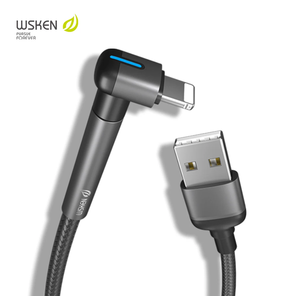 WSKEN usb cable for iphone cable 11 pro max Xs Xr X 8 7 6 plus 6s 5 s plus ipad mini 4 fast charging cables mobile phone charger