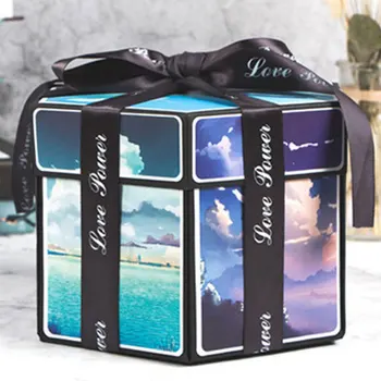 

Surprise Party's Love Explosion Box Gift for Anniversary Scrapbook DIY Photo Album Birthday Valentine's Day Gift Dropshipping