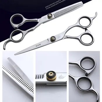 

3PC Hair Scissors Cutting Shears Salon Professional Barber Hair Cutting Thinning Hairdressing Set Styling Tool Hairdressing Comb