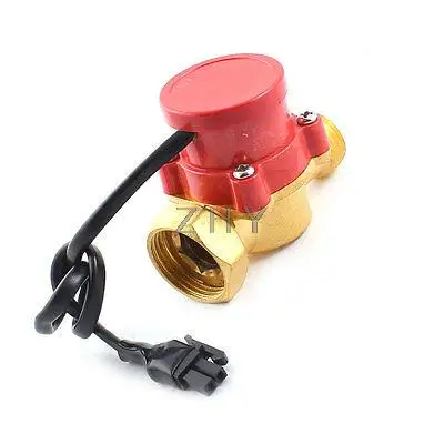 

1/2BSP Male to 3/4BSP Female Water Fluid Flow Sensor Switch 0.75-5L/min 80W