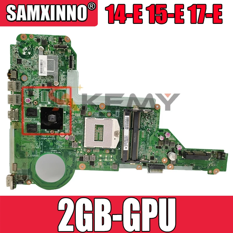 Материнская плата для HP Pavilion 14-E 15-E065TX 15-E 17-E Motehrboard 713256-001 713256-501 DA0R63MB6F1 W/ HM86 2GB-GPU 100%