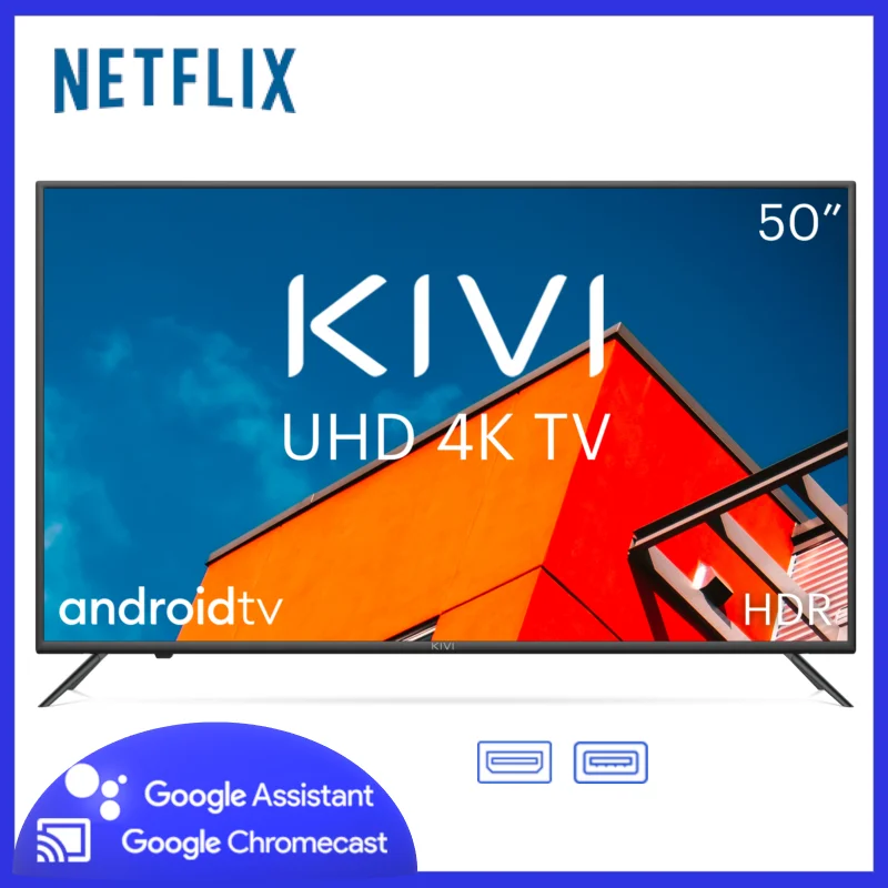 Телевизор KIVI 50&quot (50U710KB) NEW2020!! Smart TV Android Far Field | Электроника