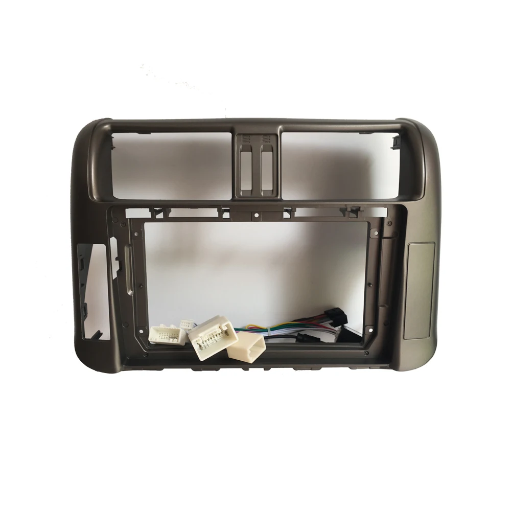 2 din Car radio Center Stereo Audio Radio DVD GPS Plate Panel Frame Fascia Replacement For Toyota Prado 2010-2013 Dash Kit | Автомобили и