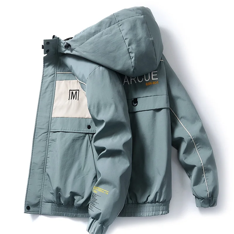2020 Autumn Men Hooded Jackets And Coats Streetwear Casual Coat Outwear Slim Fit Male Clothing 2020 Autumn Men Hooded Jackets And Coats Streetwear Casual Coat Outwear Slim Fit Male Clothing
