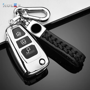 Custodia morbida per chiave a distanza per Auto in TPU per Ford Focus 2 3 MK2 MK3 Fiesta Mondeo Kuga Ecosport Ranger Auto Key Protect Holder Shell - Custodia morbida per chiave a distanza per Auto in TPU per Ford Focus 2 3
