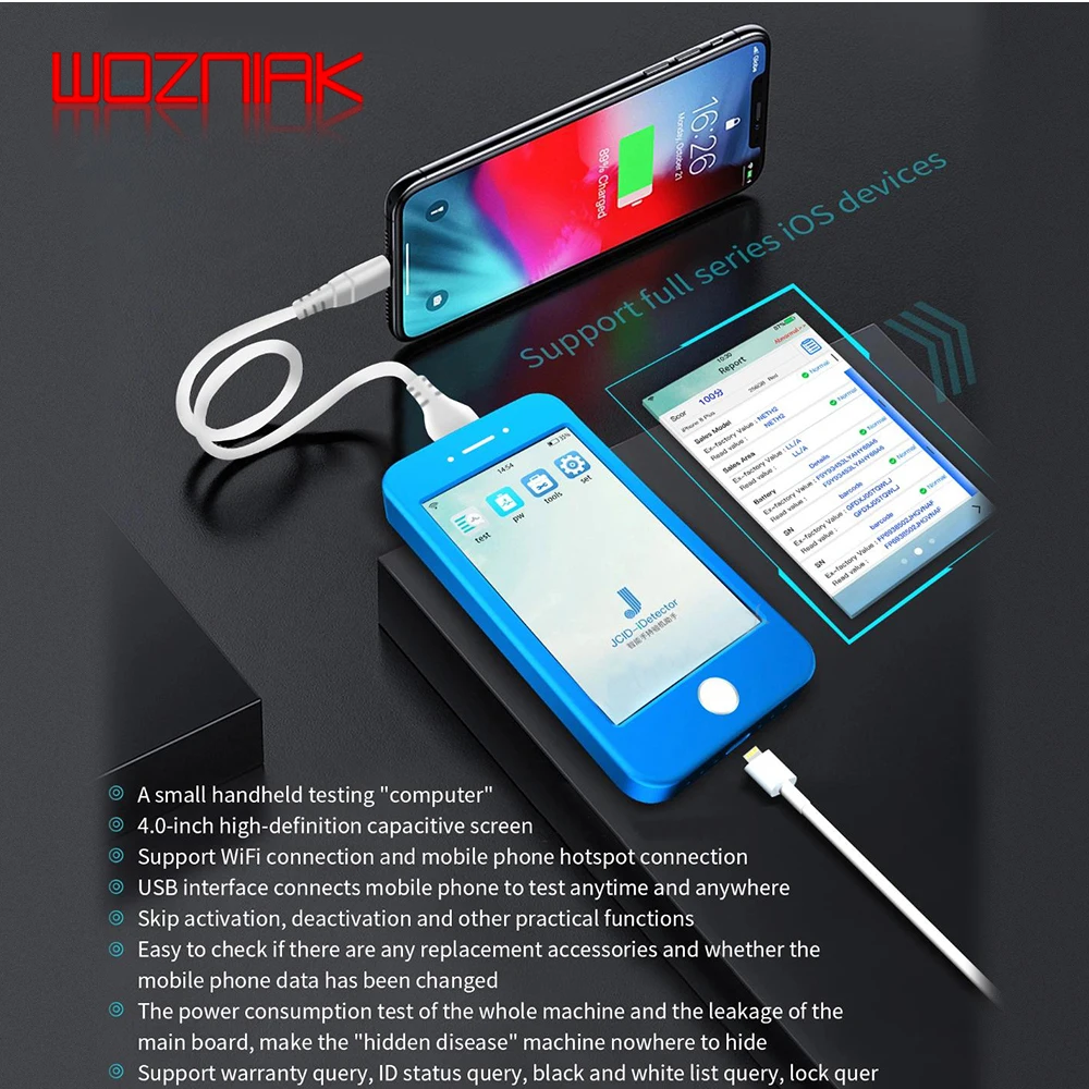 JCID iDetector Intelligent handheld computer testing assistant is suitable for iPhone/iPad | Инструменты