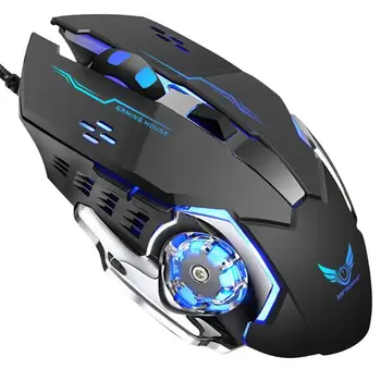 

ZERODATE G11 Wired 6 Buttons 3200DPI RGB Backlight Gaming Optical USB Mouse Game wired mouse