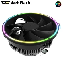 DarkFlash caso CPU ventilador de enfriamiento de aluminio de 12V 12V enfriador procesador ventilador de refrigeración de la CPU RGB para Intel 1151/1155/AM3/AM4 AMD