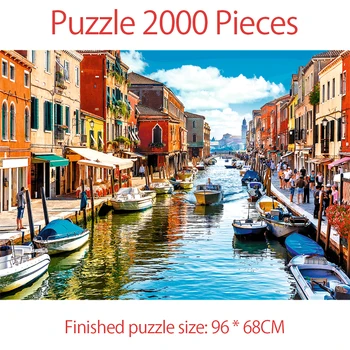 

Jigsaw Puzzles For Adult Puzzle 2000 Pieces Venice Murano Kids Creativity Imagine Educational Toys Puzzles Game Gift Decoration
