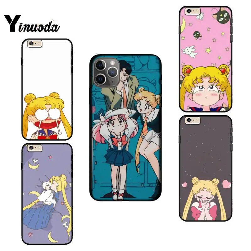 Yinuoda девушка розовая серия супер милый Сейлор Мун чехол для телефона iPhone 12 8 7 6 6S Plus