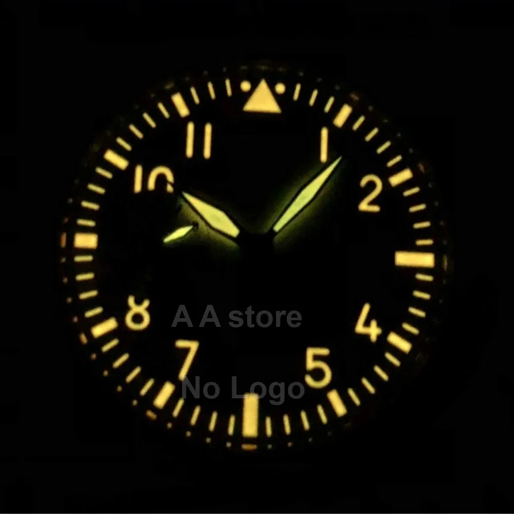 

C9 version Luminous Super 2019 Christmas Gift Top Automatic Watch AAA Luxury Brand No Logo Pilot Watch Sapphire 44MM Watch Men