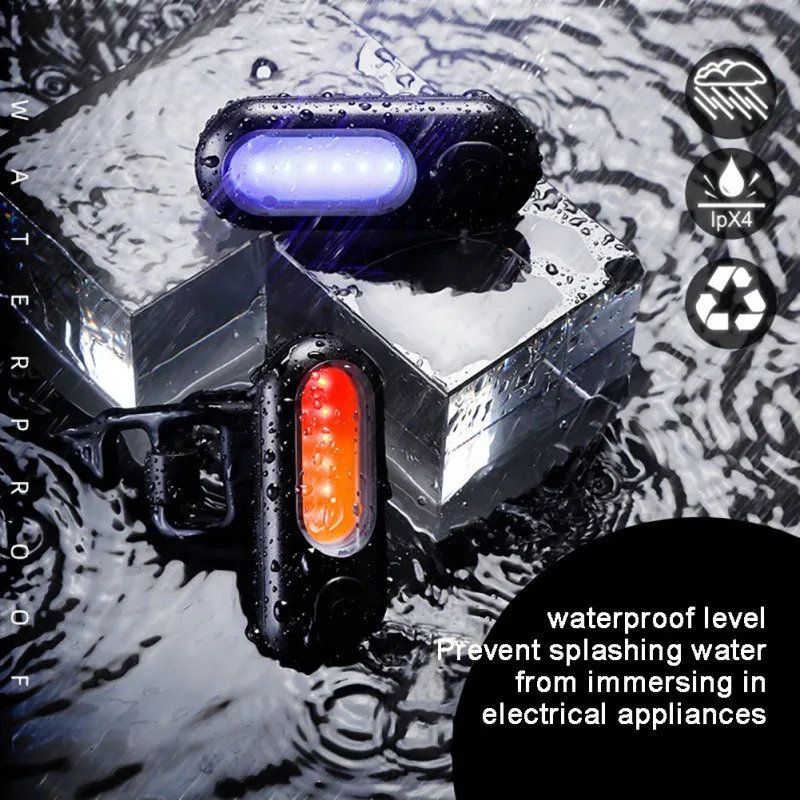 Bike Light Flash Mode Cycling Safety Bicycle Rear Lamp Waterproof Bike Tail Light Warning Lamp Flashing Bike Light Flash Mode Cycling Safety Bicycle Rear Lamp Waterproof Bike Tail Light Warning Lamp Flashing