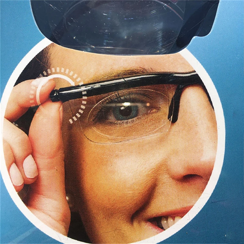 Регулируемые очки без рецептурных линз для близоруких дальнозорких компьютерных очков для чтения вождения унисекс очки с переменным фокусом