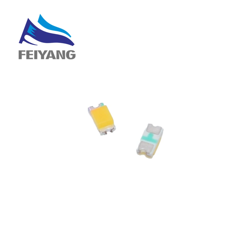 1000PCS/LOT 0603 SMD bright warm white 2800-3000k 400-600mcd LED light emitting diodes ( LEDs ) 1608 luminous tube | Электронные