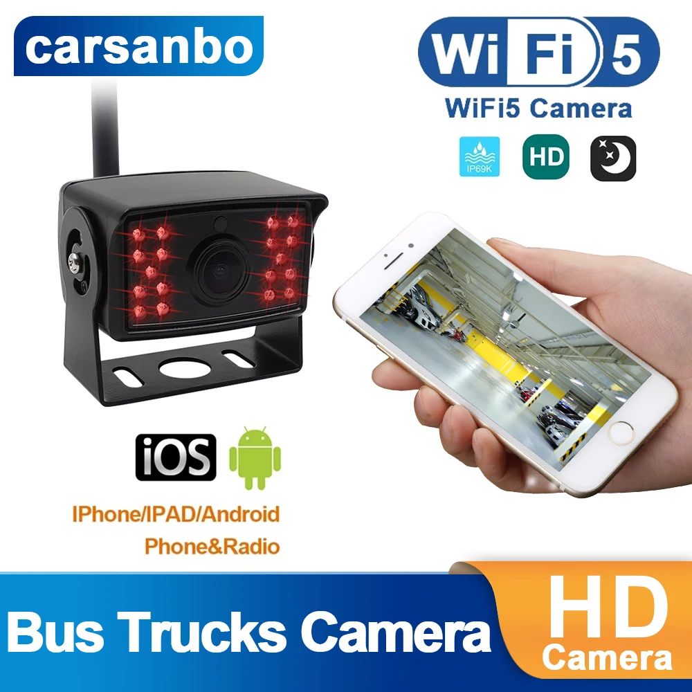 Камера-задняя-carsanbo-12-В-wifi-угол-обзора-150-градусов