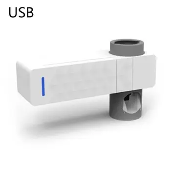

White UV Toothbrush Sterilizer Holder Family Wall Mount Automatic Toothpaste Dispenser
