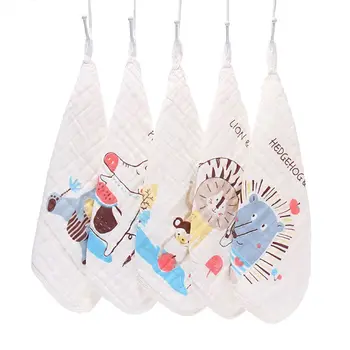 

5pcs/lot 6 Layers Handkerchief Newborn Baby Face Towels Nursing Towel 30*30cm D0AF