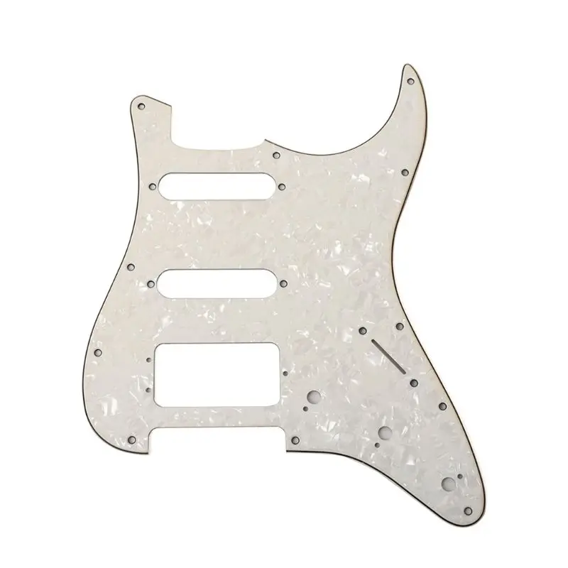 GSSH55 3 отверстий для электрогитары Pickguard SSH царапина Пластина для гитары запчасти комплект