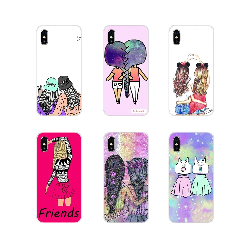 Для Huawei Y5 Y6 Y7 Y9 Prime Pro GR3 GR5 2017 2018 2019 Y3II Y5II Y6II Best Friends BFF соответствующие аксессуары