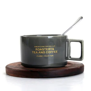 

110ml Afternoon Tea Cup European And American Small Coffee Cup With Saucer Spoon Set Household Petty Coffee Ceramic Mug Set
