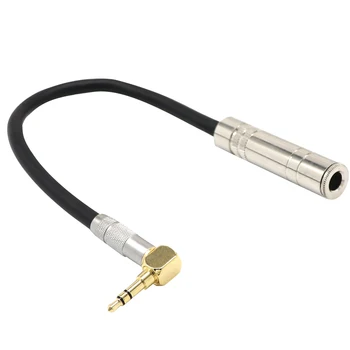

3.5mm Male To 6.35mm Female Headphones Aux Connector Signal Strengthen Extension Amplifier Audio Cable Stereo Microphone