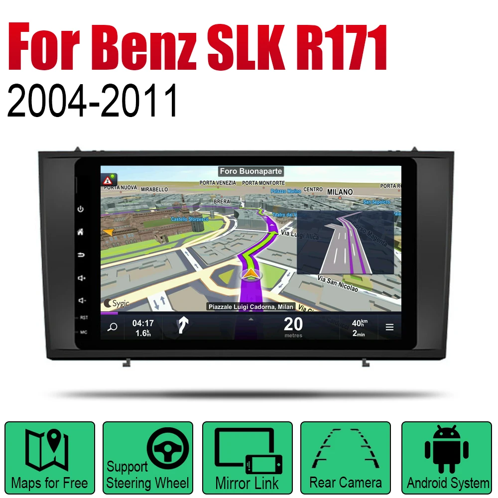 Автомобильный плеер GPS навигация для Mercedes Benz SLK Class R171 2004 ~ 2011 NTG автомобильный