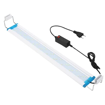 

Aquarium Light Adjustable Support Aquatic Plant Lighting Aluminum Alloy Slim LED EU Plug