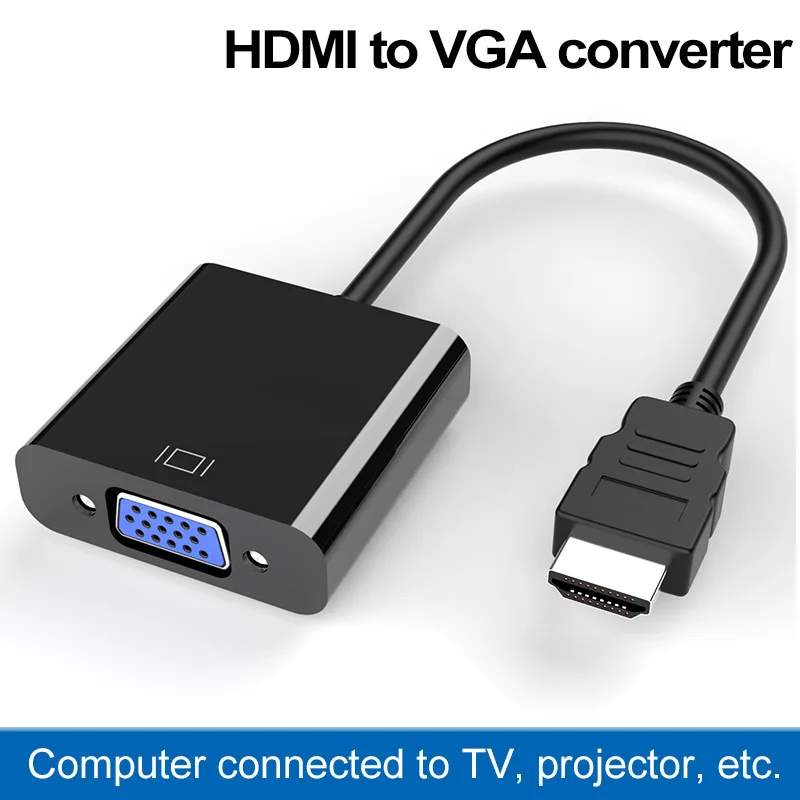 Адаптер Felkin HDMI в VGA преобразователь кабель 1080P цифро аналоговый видеоконвертер