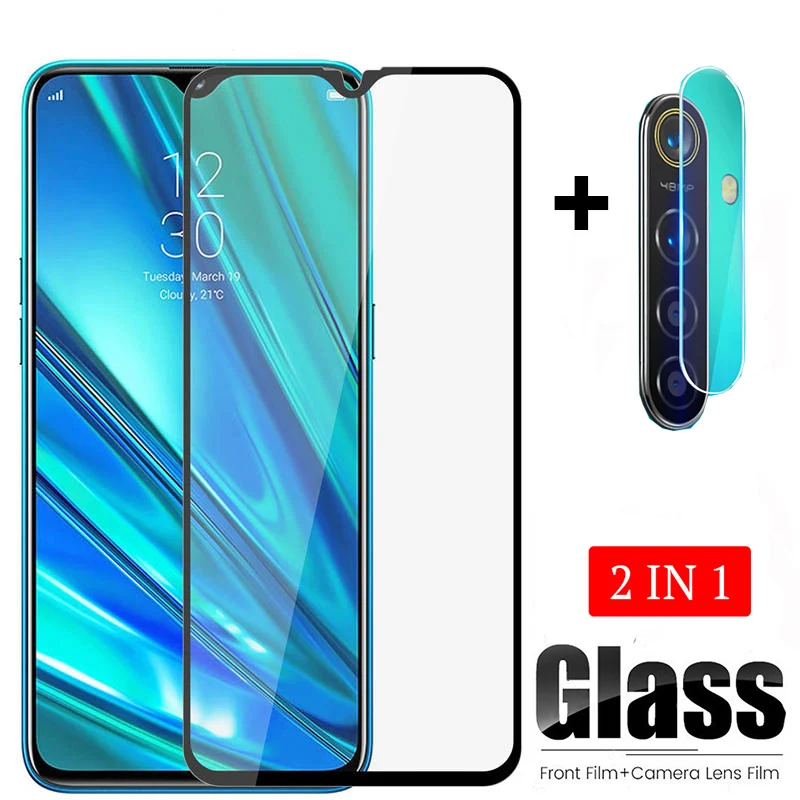 Закаленное стекло 2 в 1 для OPPO Realme 5 Pro 5Pro realme5 pro защитная пленка объектива камеры