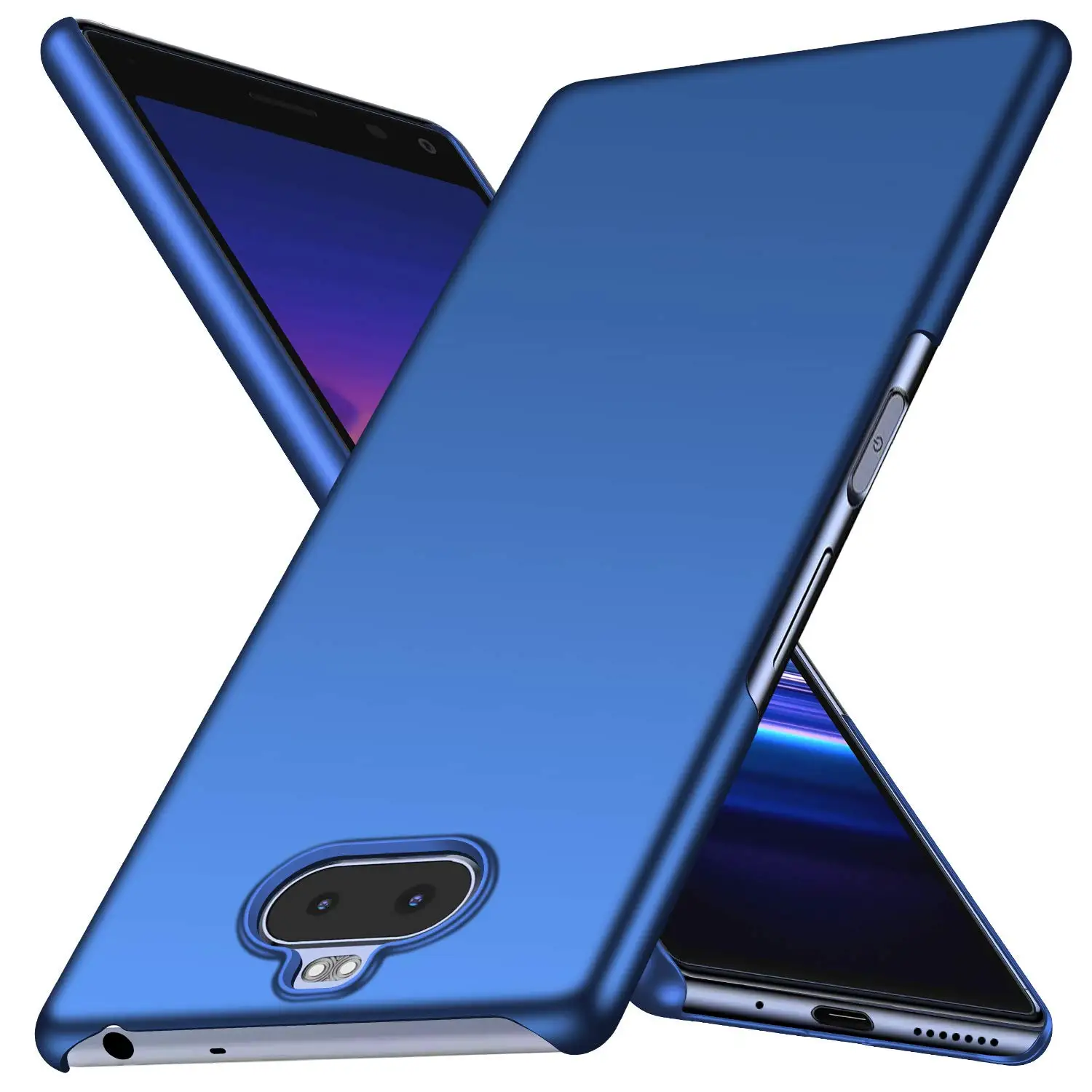 Для sony Xperia 8 чехол ультра тонкий жесткий PC задняя крышка матовый чехол для sony Xperia8 полная Защита задняя крышка телефона 6,0 дюймов