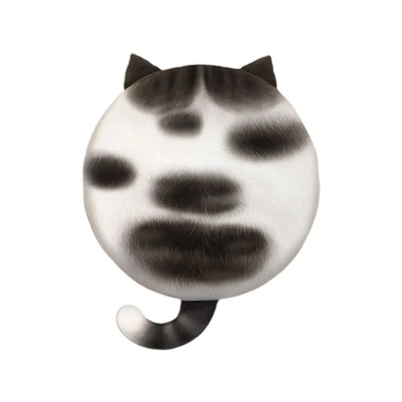 Креативное моделирование Kitty Cat 3D цифровая печать подушка для сиденья круглая мягкая пена памяти мультфильм плюшевый диван Подушка для стула подарок