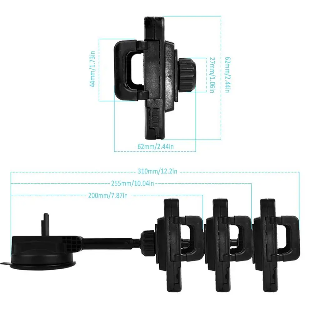 Телескопическая присоска типа автомобильный держатель Мобильный телефон навигация универсальная папка-планшет центральная консоль профессиональная автомобильная подставка