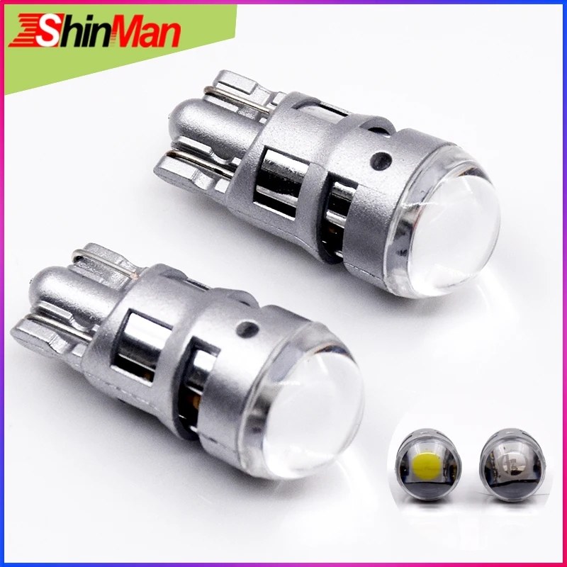 ShinMan 10x светодиодный светильник T10 W5W 3030SMD стояночный габаритный s внутренний для
