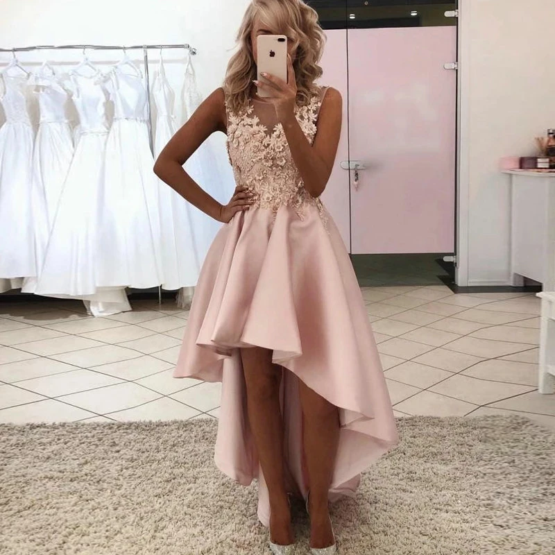 Pink-Prom-Dresses-O-Neck-Appliques-Satin-Lace-Short-Front-Long-Back-Custom-Made-High-Low.jpg_.webp_Q90.jpg_.webp_.webp