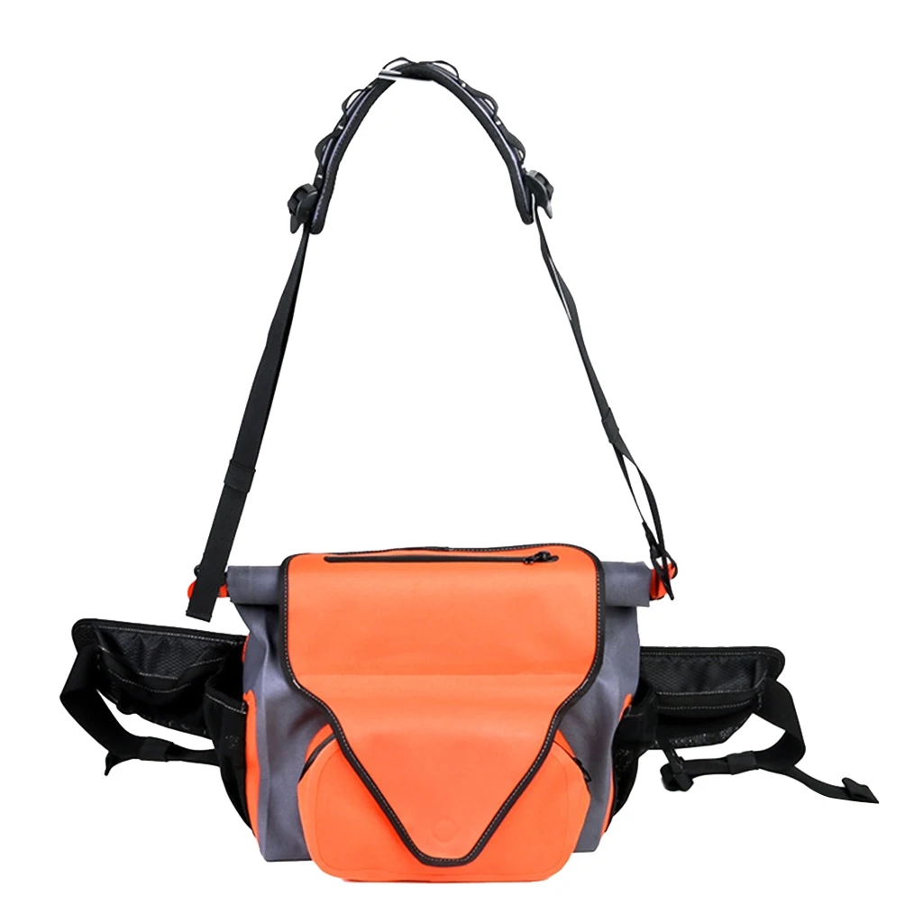 

Outdoor Fly Fishing Pack Fishing Gear Bag Tackle Storage Pack Lightweight Polyester Fishing Waist Bag