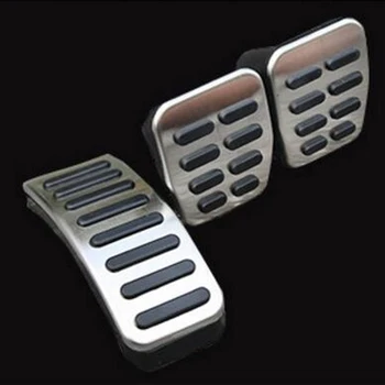 

Stainless Steel Car Clutch Gas Brake Pedals Cover for Audi A1 A2 A3 S3 TT for Seat Arosa Ibiza Cordoba 6K Leon Toledo Fabia
