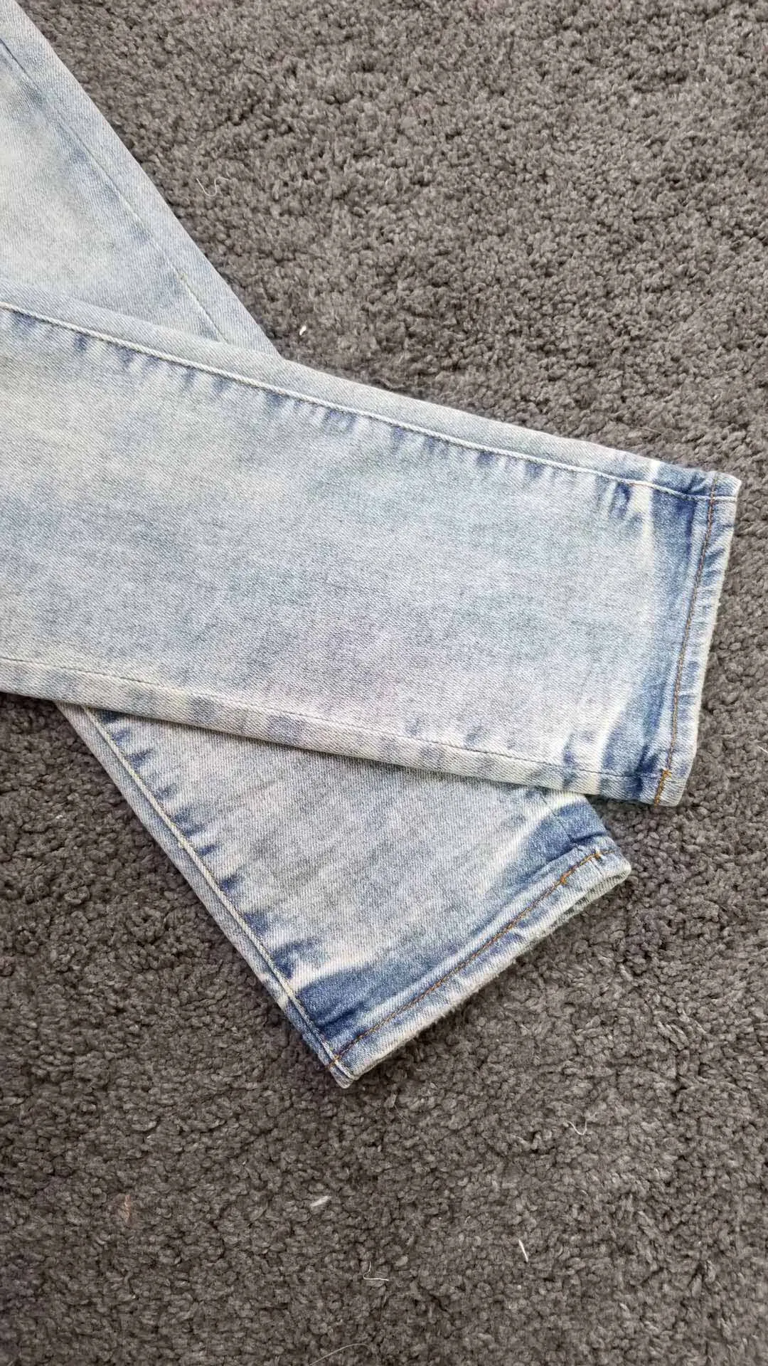 super skinny coloured bandana ripped jeans