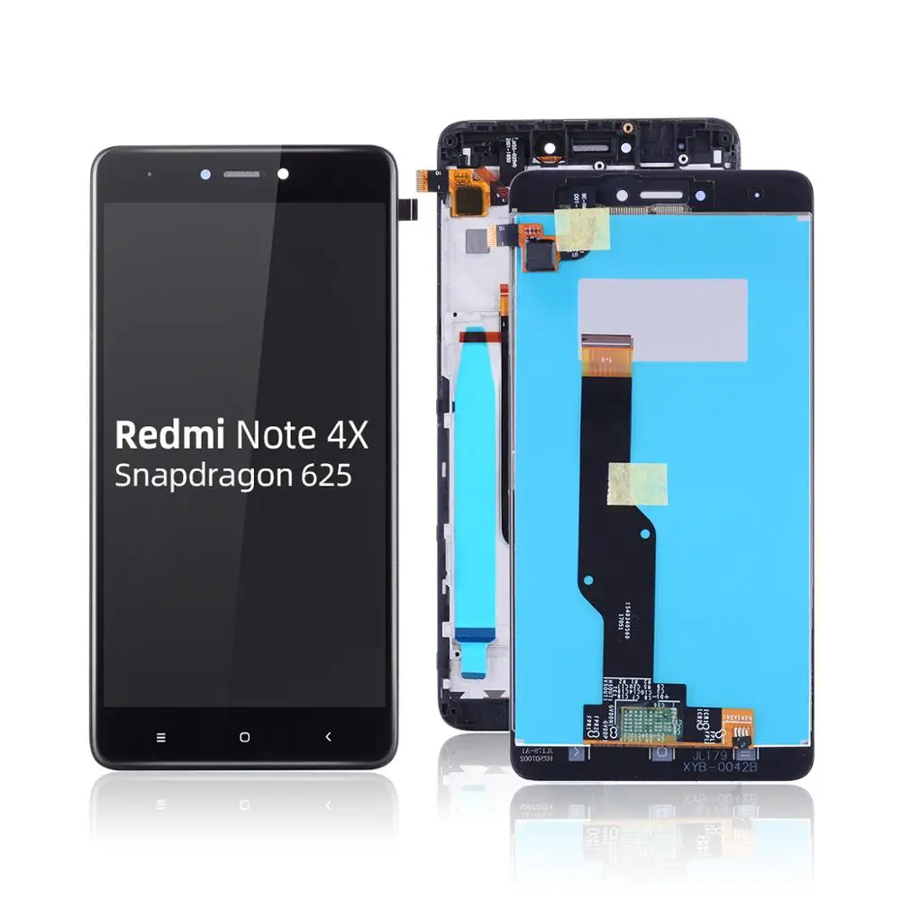 Оригинальный Для XIAOMI Redmi Note 4X ЖК-дисплей сенсорный экран и рамка на дисплей модуль