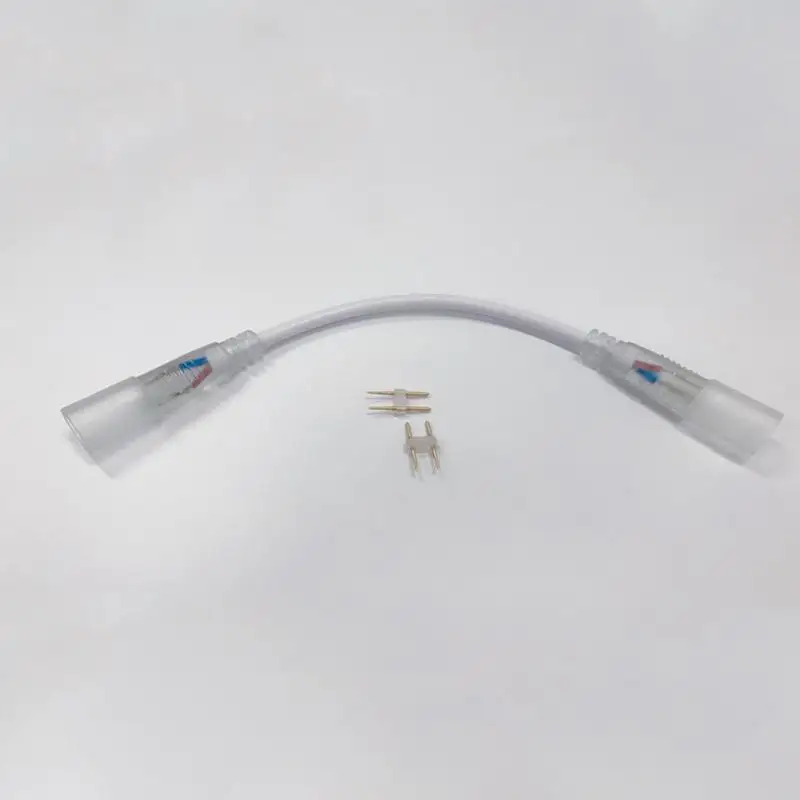 Middle Connector DC12V лодки Бар знак Декор IP65 Водонепроницаемый неоновый светильник полоса сад Гибкая реклама Радужная трубка Led Крытый открытый газон - Испускаемый цвет: Middle Connector